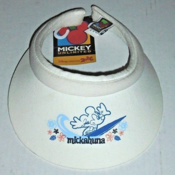 Vintage Mickey Unlimited Mickahuna Visor Hat